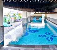 Swimming Pool 7 Deluxe Studio Room at Tamansari La Grande Apartment