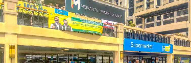 Exterior Spacious 2BR with Kitchen Room at Meikarta Apartment