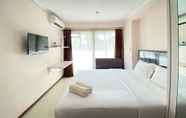 ห้องนอน 5 Simply Bright Studio Room at Gateway Pasteur Apartment