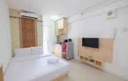 Bedroom 6 Homey and Comfort Living Studio Room at Bassura City Apartment