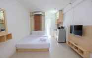 Bedroom 5 Homey and Comfort Living Studio Room at Bassura City Apartment