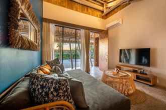 Bedroom 4 Stunning Architecture 5BR Bamboo With Tropical Pool Villa in Umalas