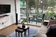 Ruang Umum Modern 1Bd Apt in the Best of Barranco Miraflores