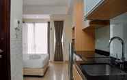 Kamar Tidur 7 Fancy And Nice Studio Room At Menteng Park Apartment