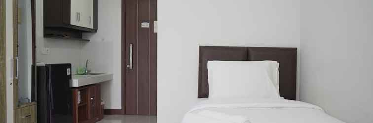 Kamar Tidur Nice And Comfort Studio At Scientia Residence Apartment