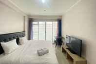 Bedroom Cozy Studio Apartment At Gateway Pasteur Bandung