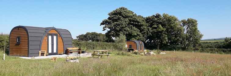 Exterior Hornbeam - Luxury Glamping Pod, Laneast Cornwall