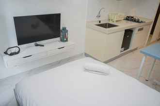 ห้องนอน 4 Warm And Homey Studio Room At Sky House Bsd Apartment