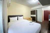 Kamar Tidur Cozy Studio At Emerald Towers Apartment