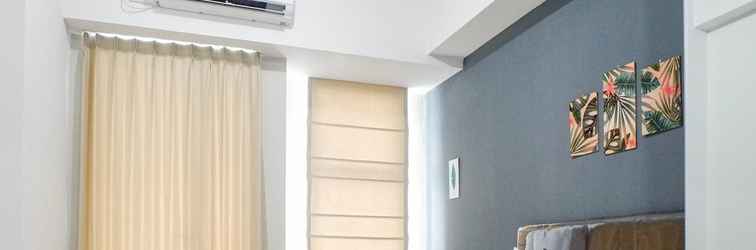 Kamar Tidur Minimalist Studio Apartment Connected To Pakuwon Mall At Supermall Mansion