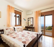 Bedroom 6 Triopetra Luxury Villas Panagia Superior Villa With Private Pool and Sea Garden View Kadiani