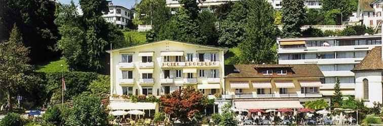 ภายนอกอาคาร Garni Hotel Frohburg