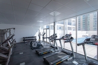 Fitness Center Zen studio with panorama city views