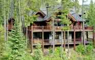 Exterior 2 Luxury Log Chalet | Pool + Private HotTub | Ski In/Out | Overlooking Greywolf GC