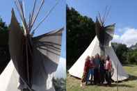 Exterior Eco Project Tipi at Permaculture Land