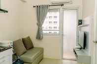 Common Space Modern Look 2Br Green Pramuka City Apartment Near Mall