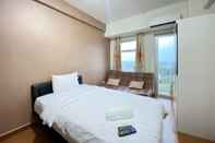 Kamar Tidur Cozy Studio Apartment with Great View at Oxford Jatinangor