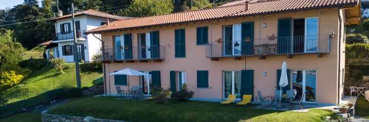 Exterior India Apartment With Lake View Over Stresa