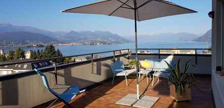 Bedroom 4 Terrace Lake View apt in Stresa With Lake View