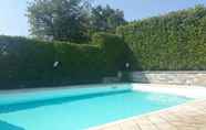 Swimming Pool 5 Chalet Dania With Garden Pool and View of the Lake Maggiore