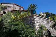 Exterior Sermoneta Historic Stone Village House With Pool in a Medieval Hill Town Close to Rome and Naples