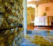 Bedroom 2 Sermoneta Historic Stone Village House With Pool in a Medieval Hill Town Close to Rome and Naples