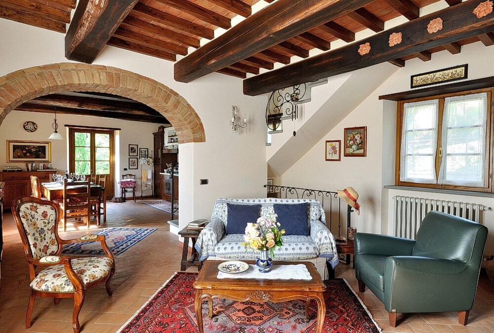 Sảnh chờ Toscana Fantastica - Cortona Villa Sleeps 6 Large Pool and Chef s Kitchen