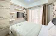 ห้องนอน 2 Homey Studio Furnished At Grand Asia Afrika Apartment