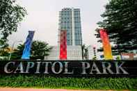 ภายนอกอาคาร Nice And Comfy Studio Apartment Capitol Park Residence