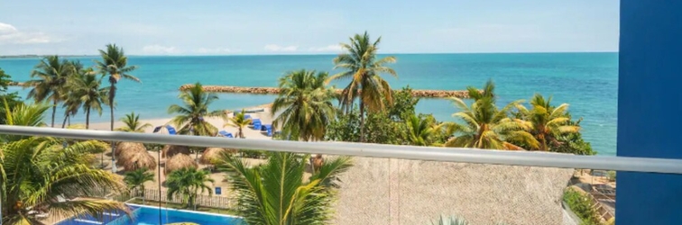 ห้องนอน Apartamento con Vista al Mar en Coveñas