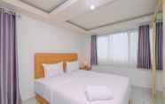 Kamar Tidur 5 Warm And Comfortable Studio At Amethyst Apartment