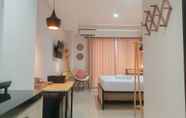 Bedroom 5 Cozy Studio At Patraland Amarta Apartment