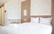 Bedroom 4 Warm And Cozy Stay Studio Apartment At Sky House Bsd