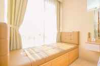 Bedroom Comfortable And Fully Furnished Studio At Menteng Park Apartment