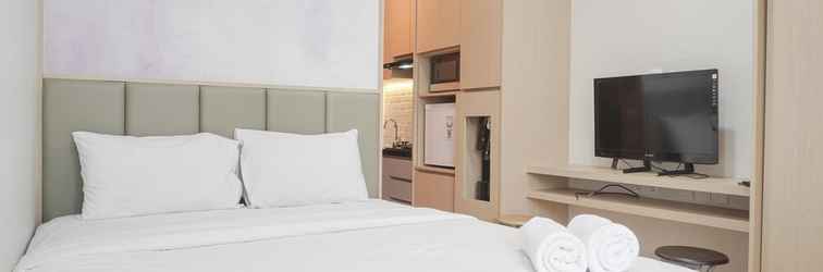 Kamar Tidur Elegant And High Floor Studio At Ciputra World 2 Apartment