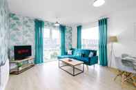 Ruang Umum City Centre Manchester 2 Bed Apartment