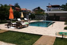 泳池 Duplex Villa With Pool Winter Garden in Dalaman