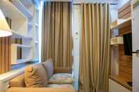 Kamar Tidur Nice And Cozy 1Br With Extra Room Apartment At Capitol Park Residence