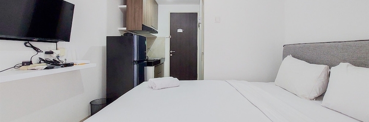 Bedroom Best Deal And Comfy Studio Apartment At Serpong Garden