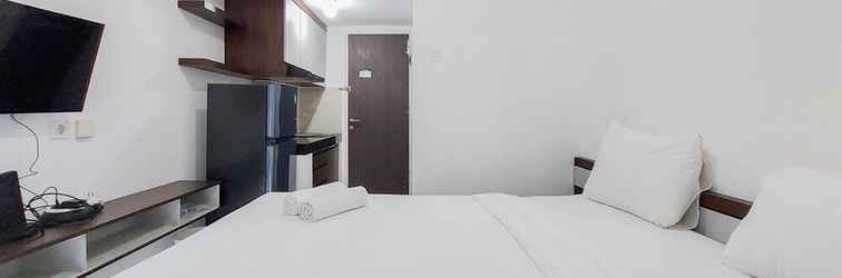 Bedroom Fancy And Nice Studio Apartment At Serpong Garden