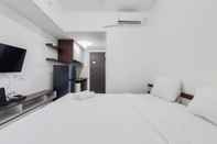 Bedroom Fancy And Nice Studio Apartment At Serpong Garden