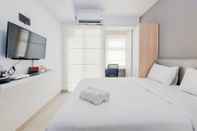 Kamar Tidur Comfy And Minimalist Studio At Serpong Garden Apartment