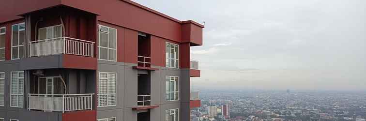 Bangunan Cozy And High Floor Studio Room At Vida View Makassar Apartment