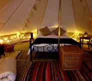 Bedroom 4 Luxury 5m Bell Tent With log Burner Near Whitby