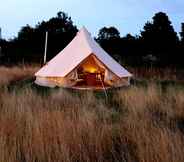 Exterior 6 Luxury 5m Bell Tent With log Burner Near Whitby