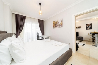 Bedroom 4 Colorful Flat With Shared Pool and Spa in Alanya