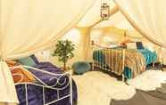 Bedroom 4 8-bed Lotus Belle Mahal Tent in The Wye Valley