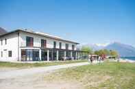 Exterior Lake Como Beach Hostel