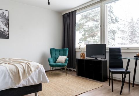Others Bright studio apartment in Kaivoksela
