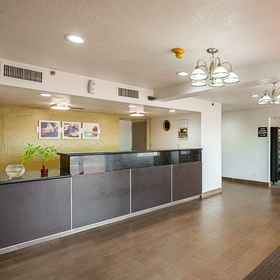 Lobby1德克薩斯沃思堡 - 米徹姆 6 號開放式客房飯店,Paloma Suerte飯店